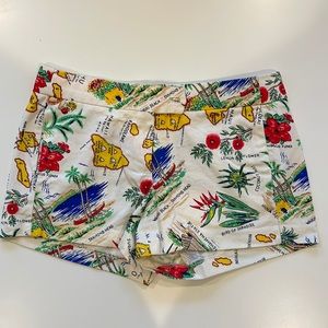 J Crew Shorts - Hawaii Print